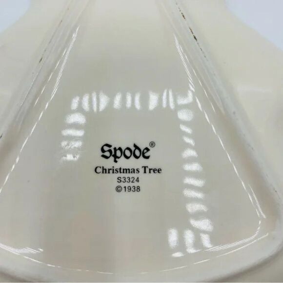 Spode Christmas Tree Trinket Dish Plate S3324 - Picture 4 of 4